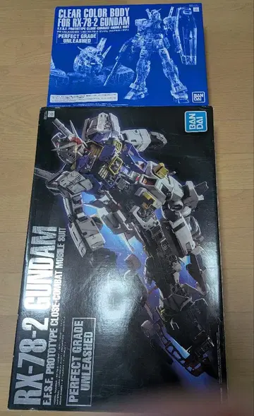 PG UNLEASHED 1/60 RX-78-2 건담 클리어 컬러 세트