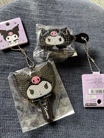산리오 Sanrio 키라데코 미니어처 쿠로미 거울 브러쉬