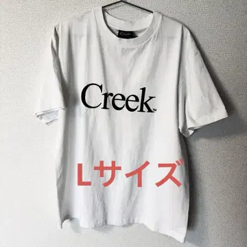 Creek 로고 티셔츠 L 사이즈 화이트