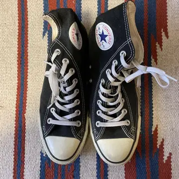 CONVERSE ALL STAR 블랙 스니커즈 US8