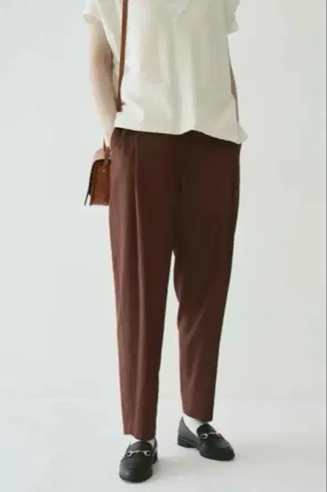 human woman* 휴먼 우먼 와이드 테이퍼 칼라 팬츠