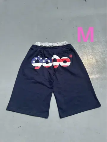 90 로고 아메리칸 스웨트 쇼츠 네이비 M