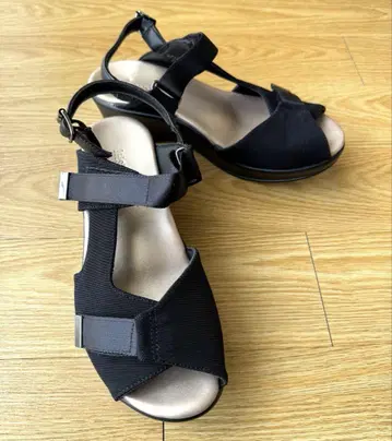 아치 피터] 아카시 발바닥 서포트 워킹 샌들 (블랙)