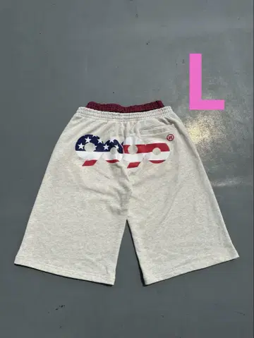 90 로고 미국 스타일 스웨트 쇼츠 L