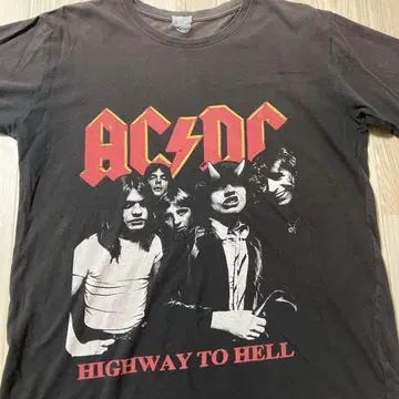 00s ACDC 밴드 티셔츠