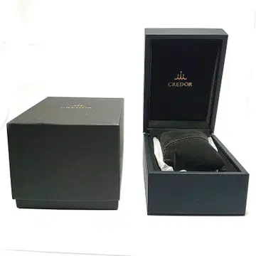세이코 크레도르 시계 상자 케이스만 다크 그린 새상품급 BOX
