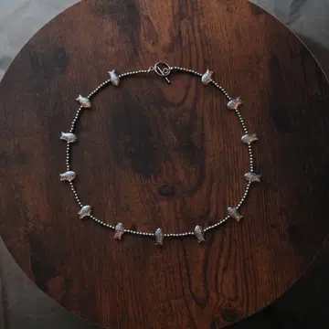visyay "big catch necklace" 목걸이