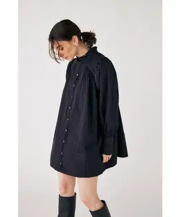 M_ COTTON MINI DRESS  엠 언더바 코튼 미니 드레스