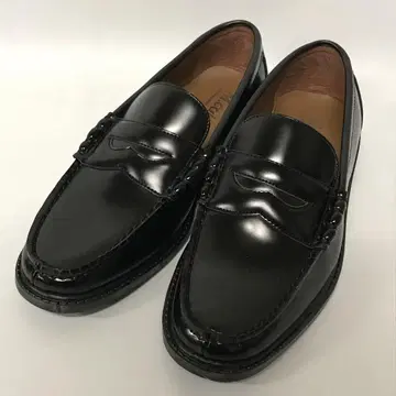 미사용 M.calros 블랙 로퍼 25.0cm EEE