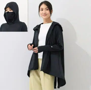 신상 닌자 쿨 후드티 신 럭스 블랙 UV 차단 가공