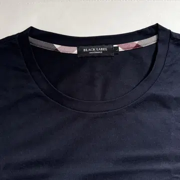 BLACK LABEL 네이비 반팔 티셔츠