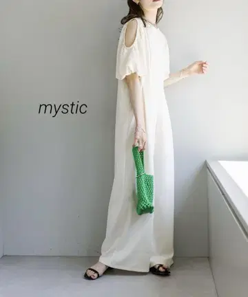 mystic 미스틱 살로펫 화이트 아이보리 팬츠