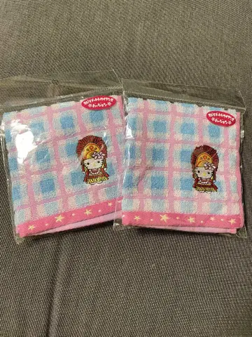 하와이안즈 한정 키티 타월 2장 세트