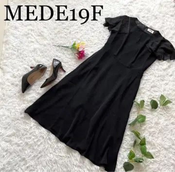 펠리시모 MEDE 19F A 라인 원피스 플레어 슬리브