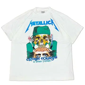 새상품 XL 메탈리카 티셔츠 반팔 METALLICA 밴딩