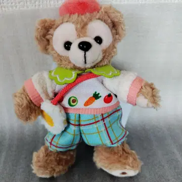 디즈니 더피 봉제 인형 배지 원더풀 주방