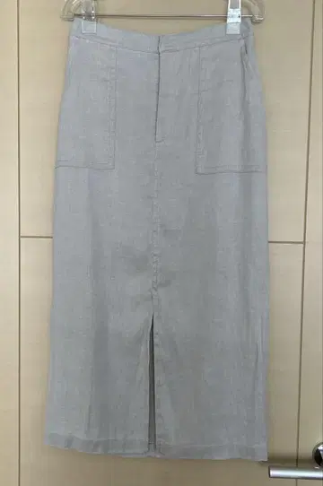 SLOBE IENA 린넨 혼방 타이트 스커트 38