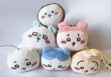 치이카와 (먼작귀) 누워 있는 봉제 인형 마스코트 전 6종