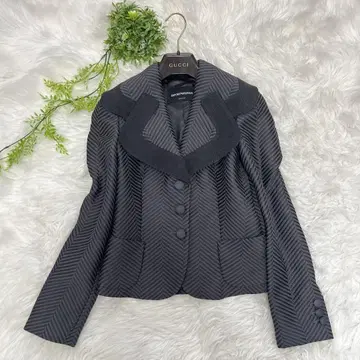 엠포리오 아르마니 ARMANI 빅 칼라 테일러드 자켓