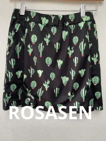 Rosasen 선인장 패턴 여성용 골프 스커트