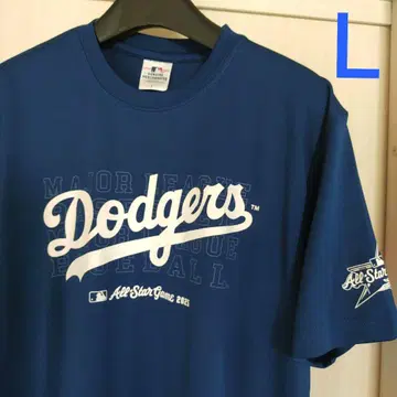신상품 MLB 다저스 신상 LA 메쉬 반팔 티셔츠 L 파랑
