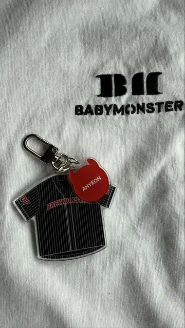 BABYMONSTER BATTER UP 키링 BLACK 아현