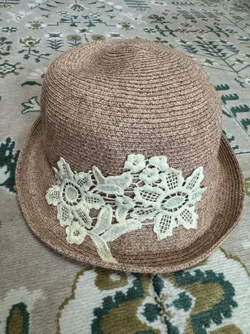 Aqua Melante 밀짚모자 머리 둘레 약 55-57cm 새상품급