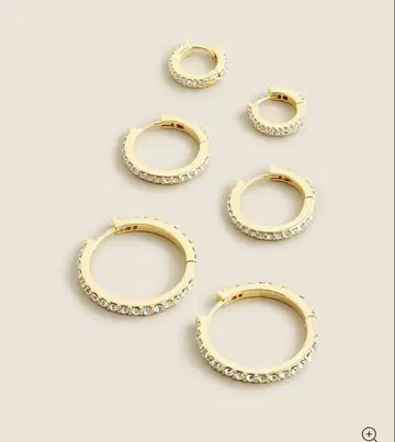 j crew 후프 귀걸이 골드