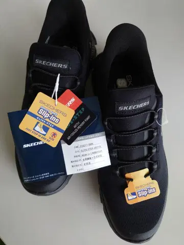 상자 없음 새상품 SKECHERS 슬립 인 글라이드 스텝 제필 26 블랙