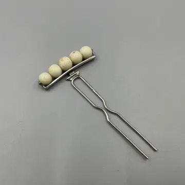 218 빈티지 아이보리 계열 비즈 헤어콤