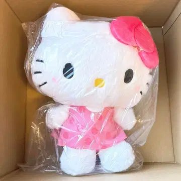 미사용 새상품 산리오 릴랙스 썸머 베케이션 인형 BIG 타입 키티