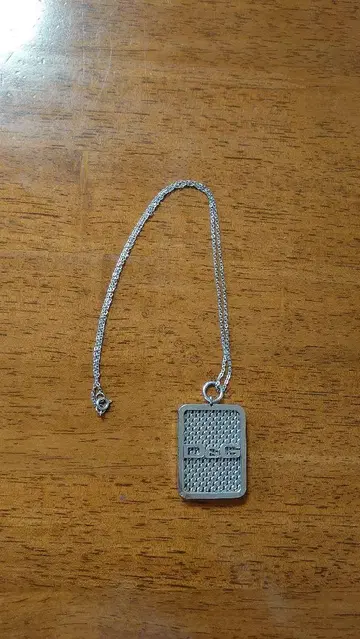 남성용 목걸이 D&G 로고 플레이트