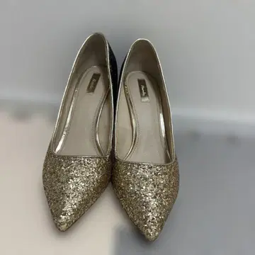 RANDA 스팽글 글리터 펌프스 브라이덜 24.5cm