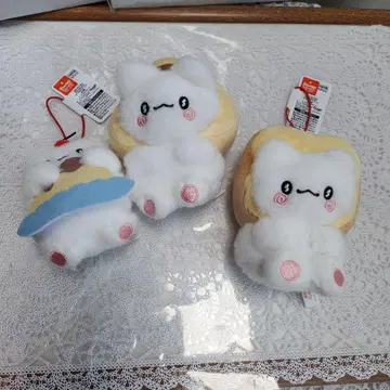 산리오 음식 마스코트 스위트 봉제 인형 세트 총 3종