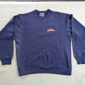 Quiksilver 네이비 크루넥 트레이닝복