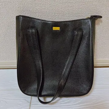 BALLY 발리 핸드백 미니 백 가죽 로고 블랙 검정