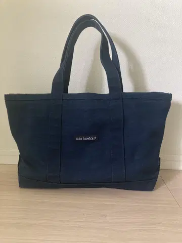 마리메코 네이비 토트백
