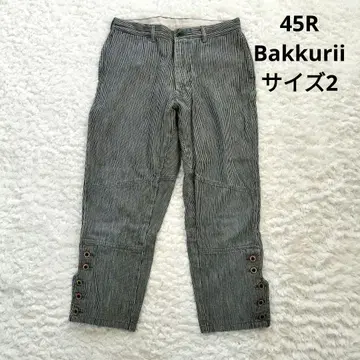 45R Bakkurii 조퍼 팬츠 히코리 스트라이프 2
