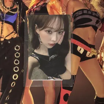 aespa dirty work 워너 혜택 윈터 트레이딩 카드