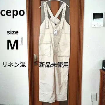 세포 미사용 새상품 cepo 베이지 살로펫 린넨 혼방 M