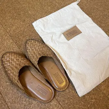mohinders 가죽 슬립온 샌들