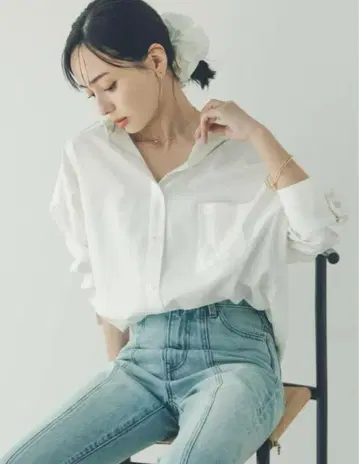 애뉴언스 스탠다드 셔츠 화이트