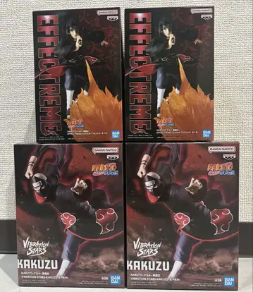 NARUTO 아카츠키 피규어 가쿠토 이타치 2종 4개 세트