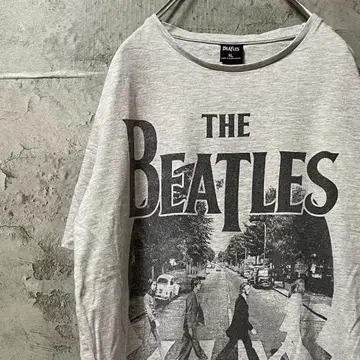 THE BEATLES 애비 로드 프린트 명반 재킷 티셔츠