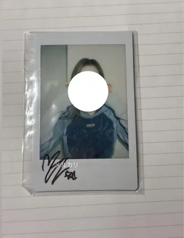 stayc 스민 사인 포함 폴라로이드