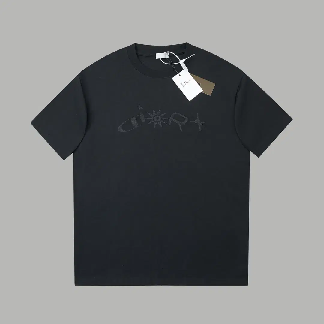 カジュアル♡【 Dior 】Icon Tシャツ CD Icon T-Shirt, Relaxed Fit Gray Cotton Jersey | DIOR