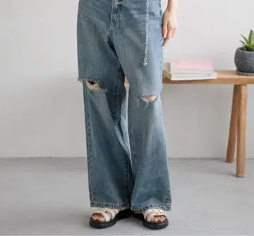 LOWRYSFARM 와이드 스트레이트 데님