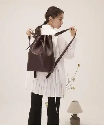 RANDEBOO Bucket backpack 브라운