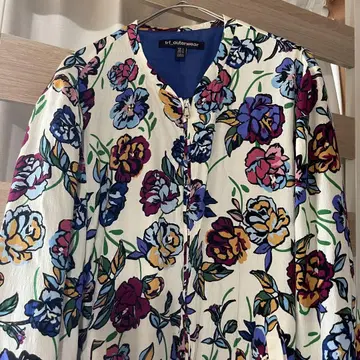 trf_outerwear 꽃무늬 노카라 자켓 S 사이즈