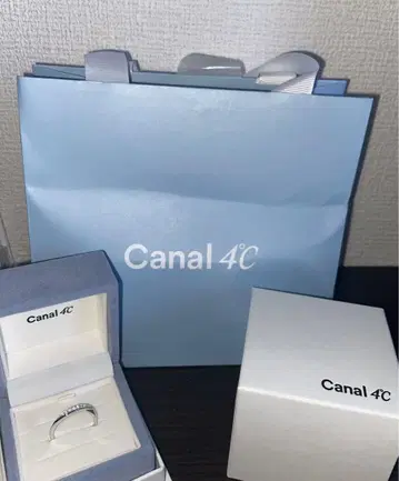 Canal 4C 실버 반지 박스 포함